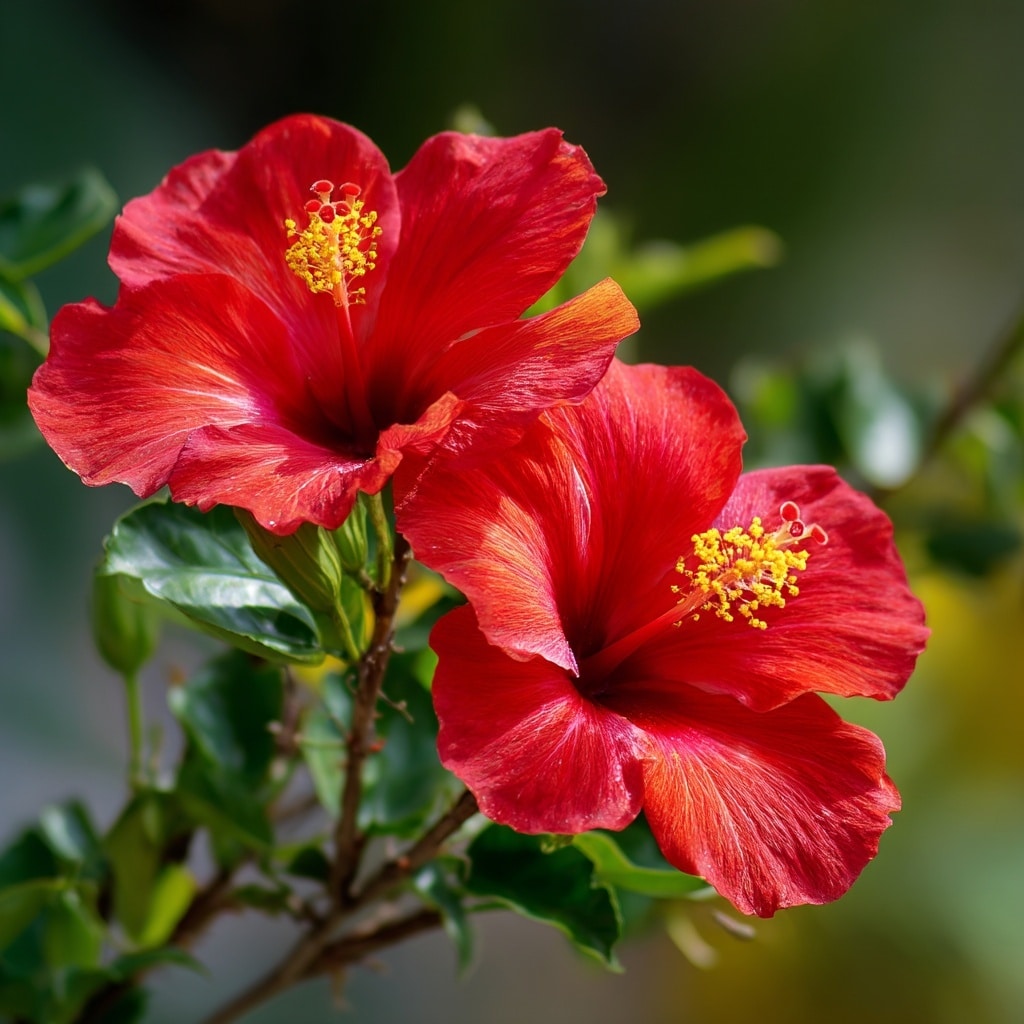 Red Hibiscus Bold and Passionate Color for Your Garden
