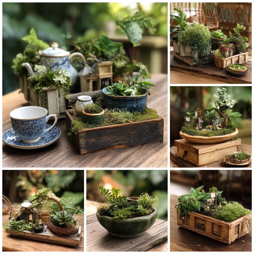 What Containers to Use for a Mini Garden