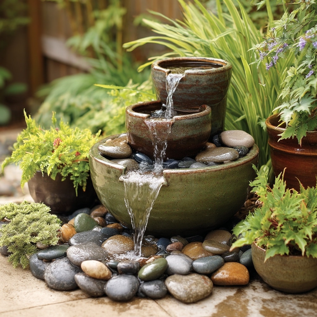 Add a Compact Water Feature for Tranquility