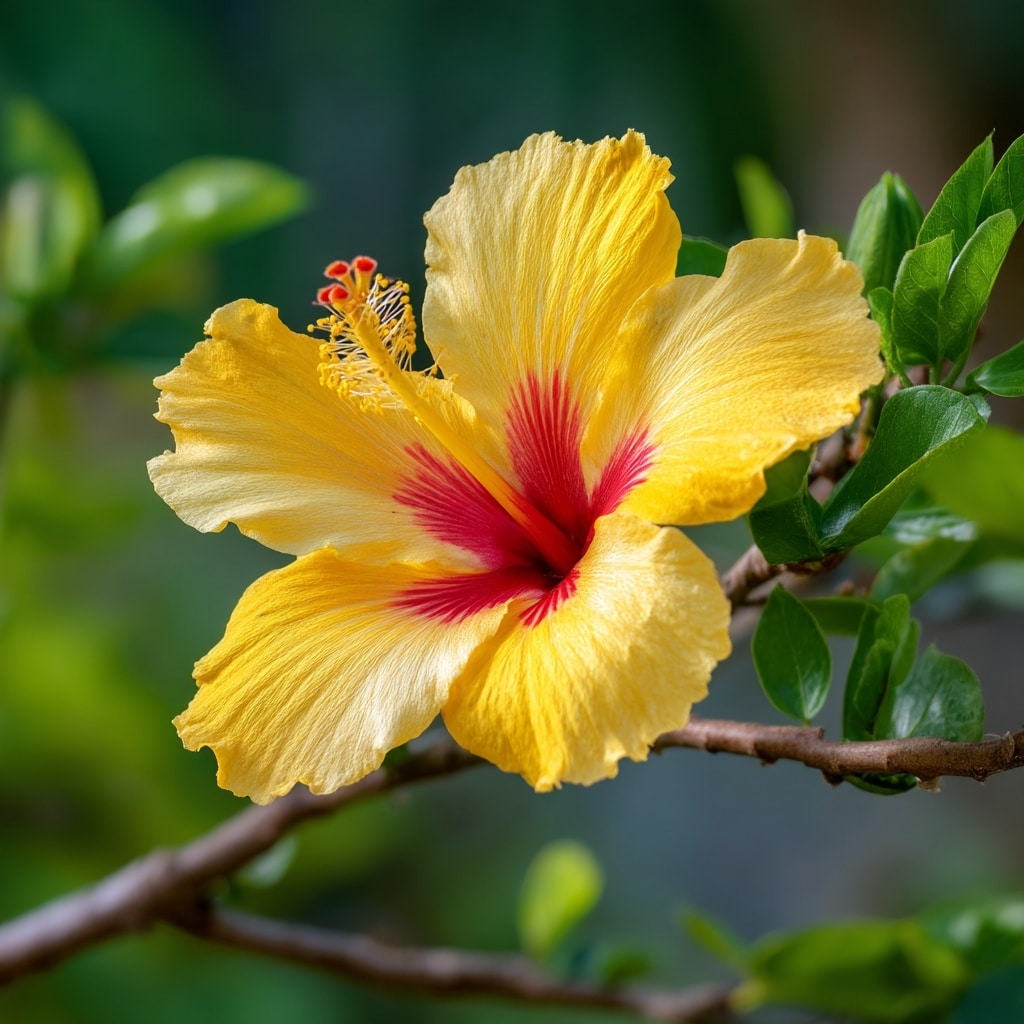 Hawaiian Hibiscus The State Flower in Full Color
