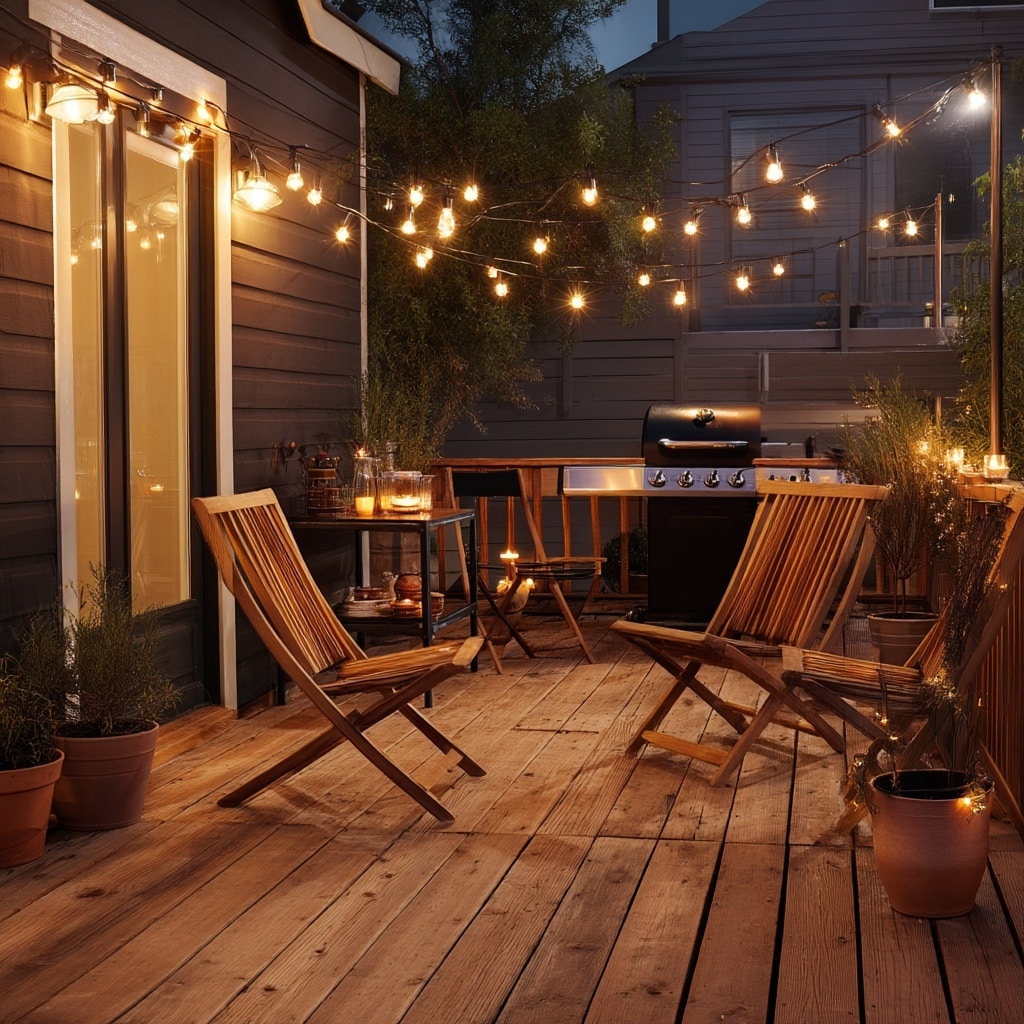 Design a Compact Outdoor Entertainment Zone