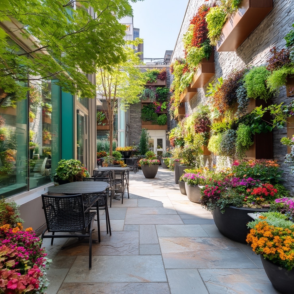 Add a Splash of Color with Greenery and Flowers