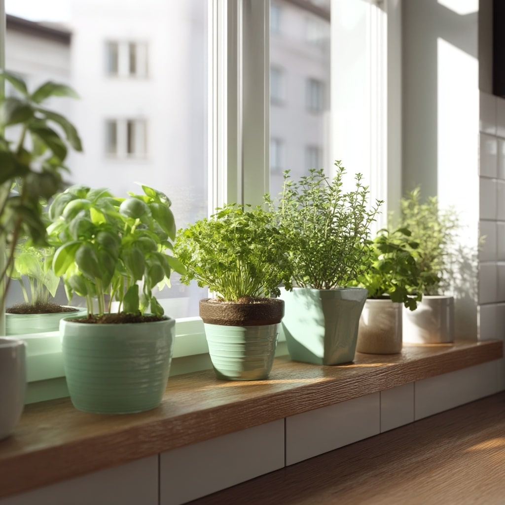  Mini Herb Gardens in the Kitchen