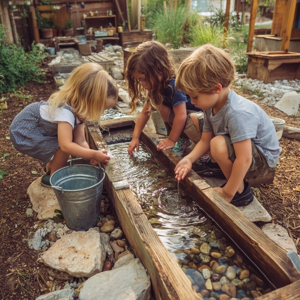 Water Play Areas for Hands-On Discovery