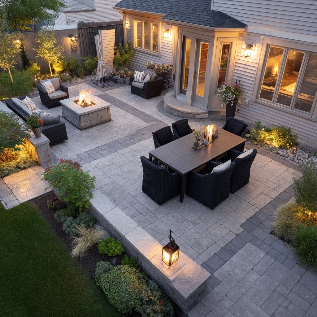 Define Cozy Nooks and Functional Outdoor “Rooms”