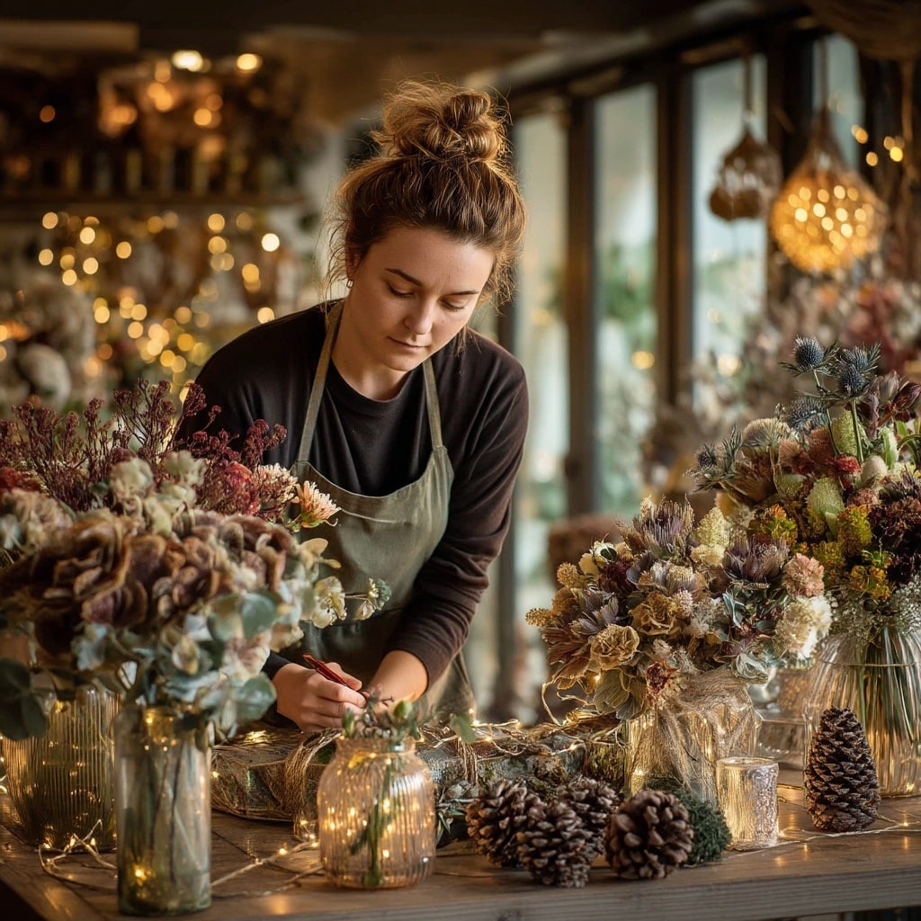  Creating Winter Flower Arrangements and Displays