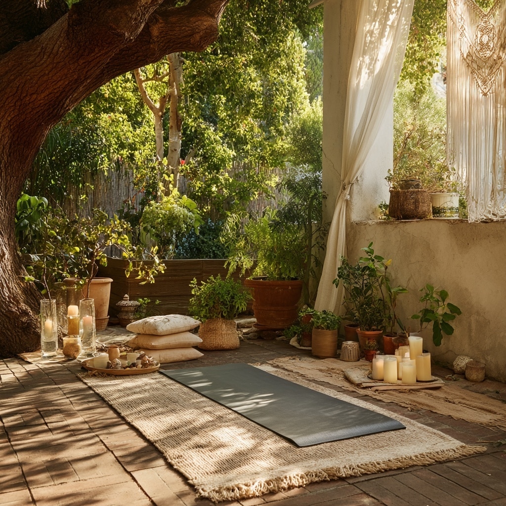 A Meditation or Yoga Nook