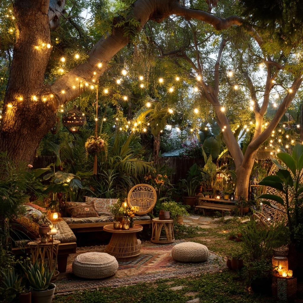 A Magical Fairy Light Canopy
