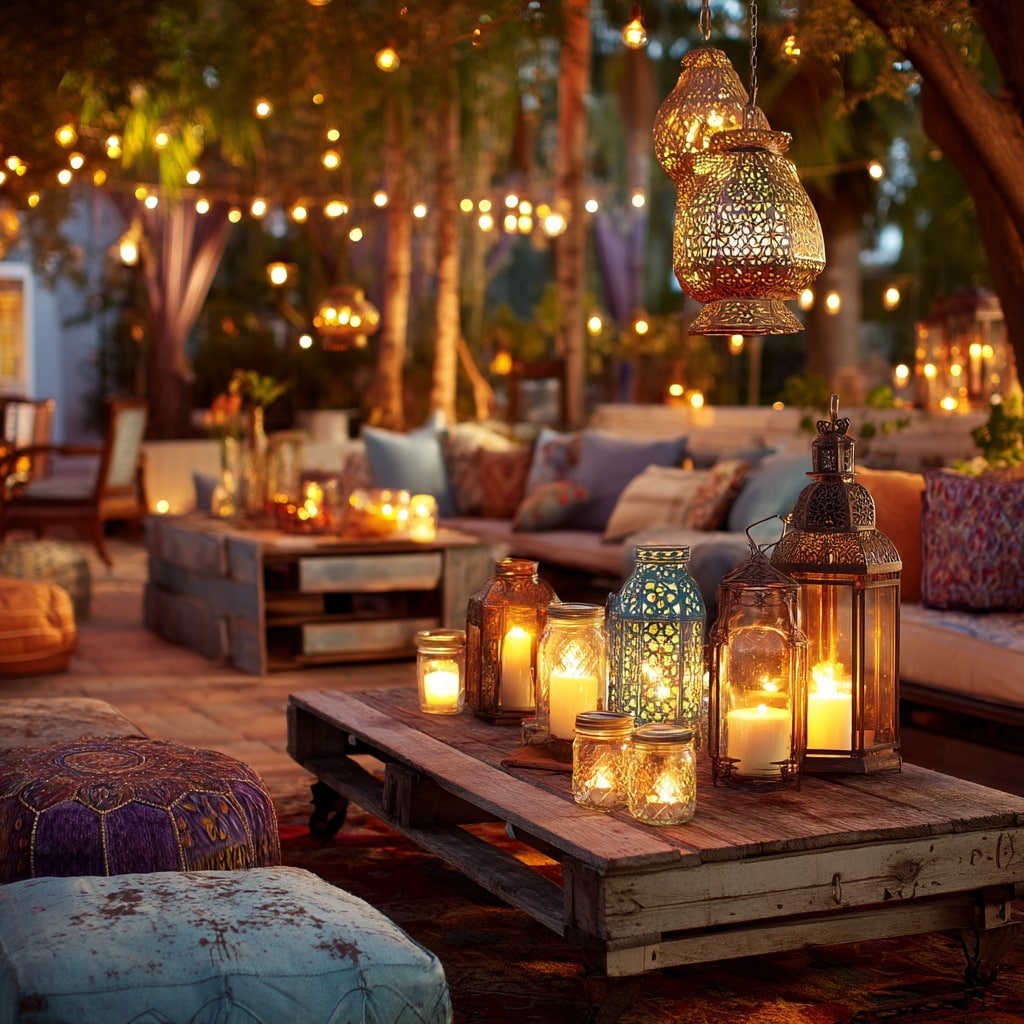 Vintage Lanterns and Candles