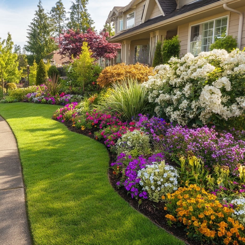 10 Stunning Flower Bed Ideas for the Front of Your House