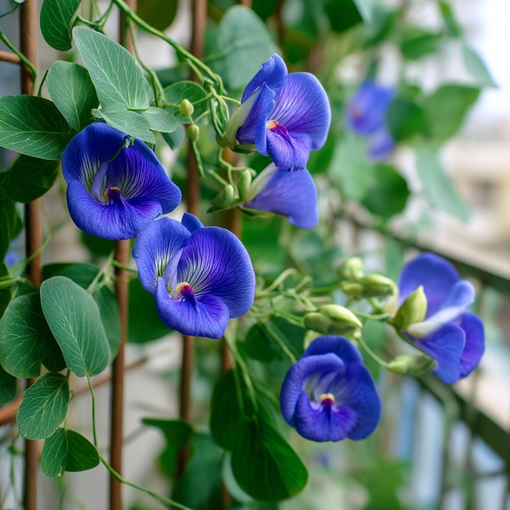 . Aparajita (Clitoria ternatea)