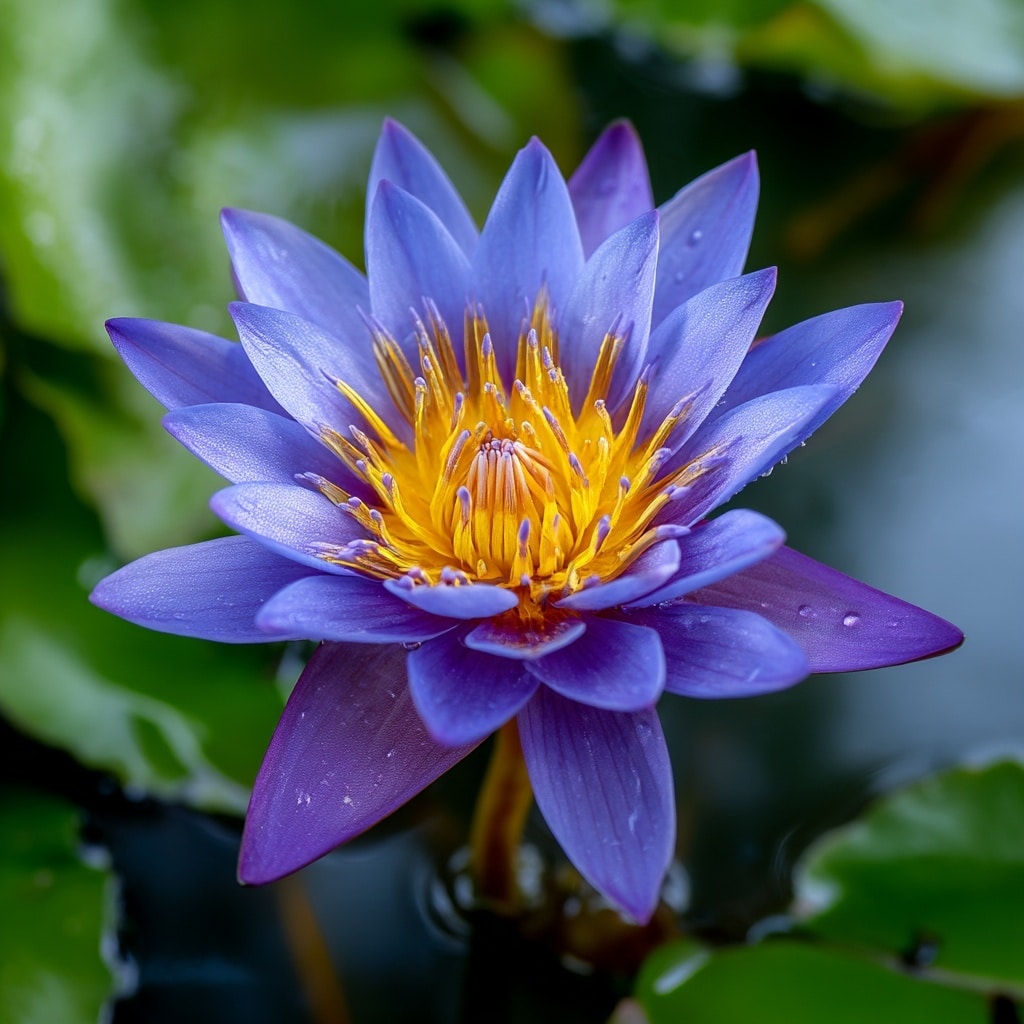  Blue Star Water Lily