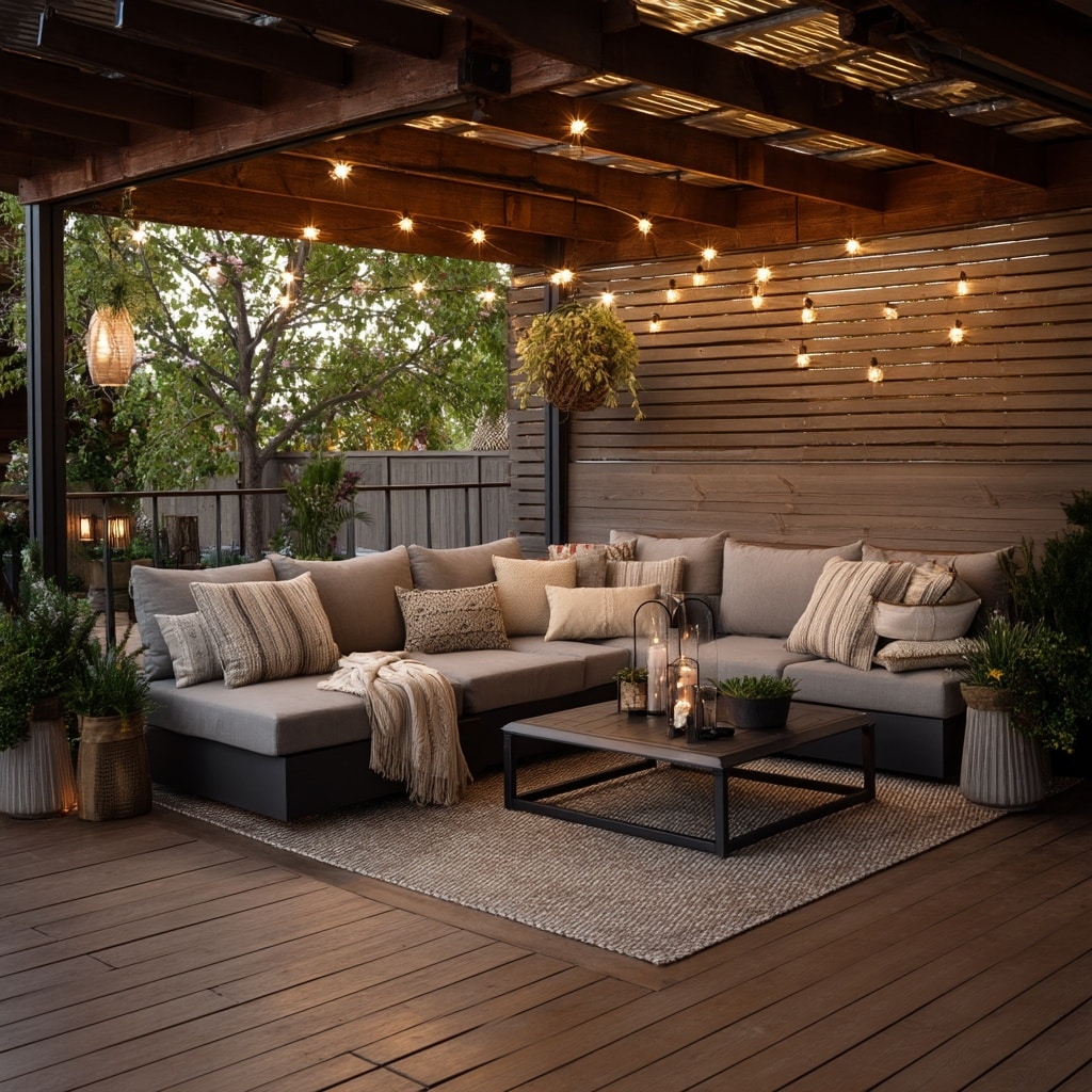 Top 10 Under Deck Patio Ideas for Stylish Outdoor Living 2 Cozy Outdoor Lounge