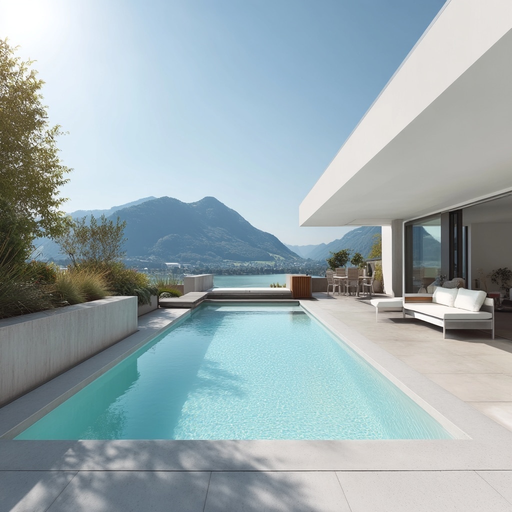 Modern Backyard Landscaping Ideas with Pool 2 Framing the View with Modern Landscaping