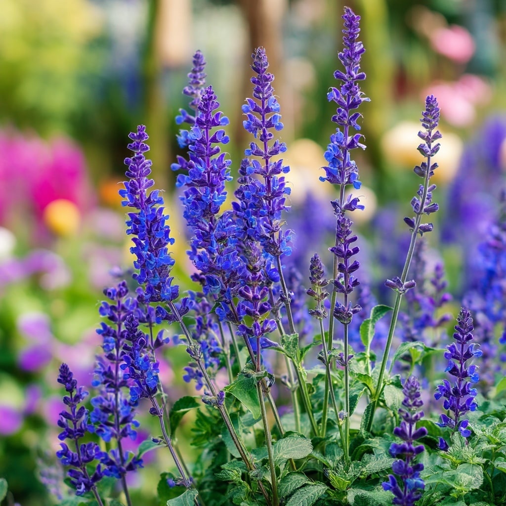 Top 4 Common Pretty Plants for a Budget Garden 3 Salvia – A Low-Maintenance Burst of Color