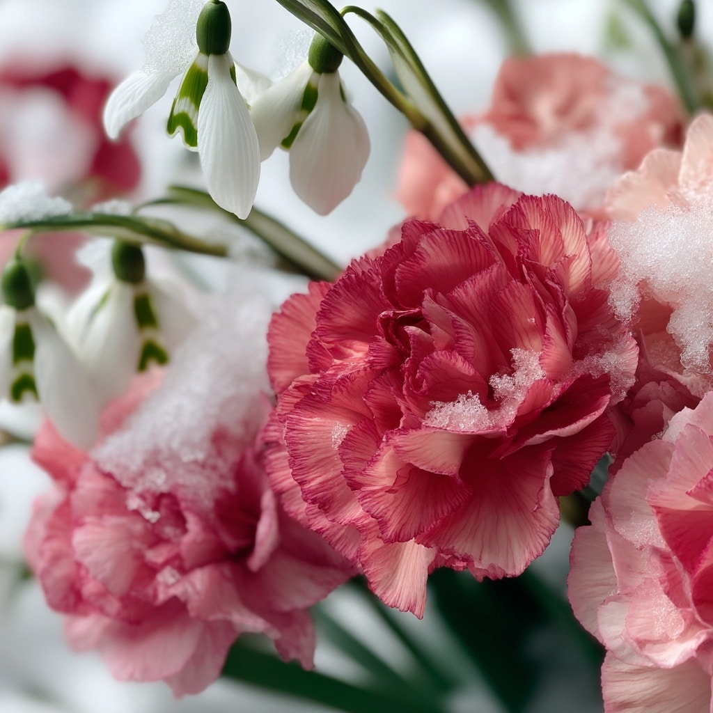 January Flowers: Carnations & Snowdrops for Meaningful Winter Gifts 2 January Flowers: Carnations & Snowdrops for Meaningful Winter Gifts
