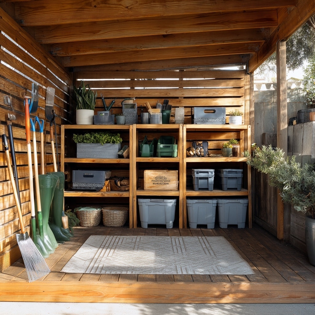 Top 10 Under Deck Patio Ideas for Stylish Outdoor Living 11 Storage and Utility Area