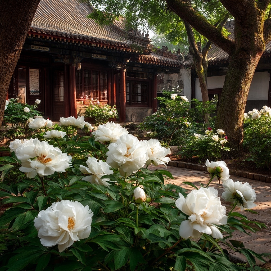 Guide to White Peonies: Types, Symbolism & Growing Tips 2 A Brief History of White Peonies