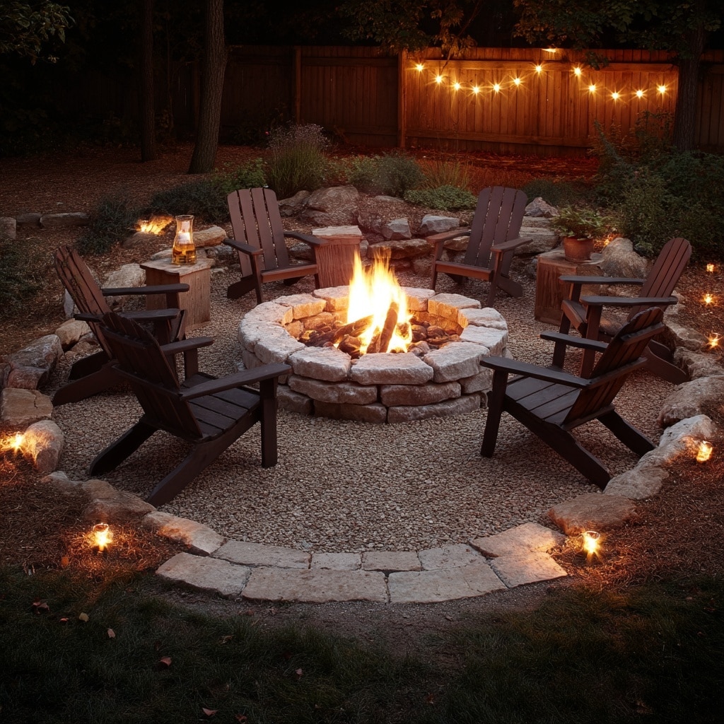 11 Budget Backyard Ideas for Small Yards That Wow 4 DIY a Cozy Fire Pit