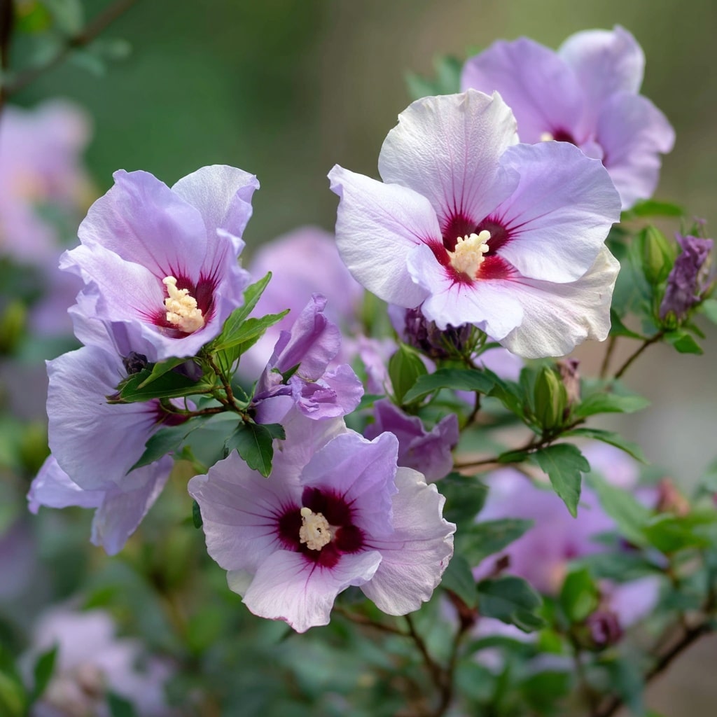 7 Types of Hibiscus Flowers You’ll Want in Your Garden 3 Hibiscus syriacus (Rose of Sharon)