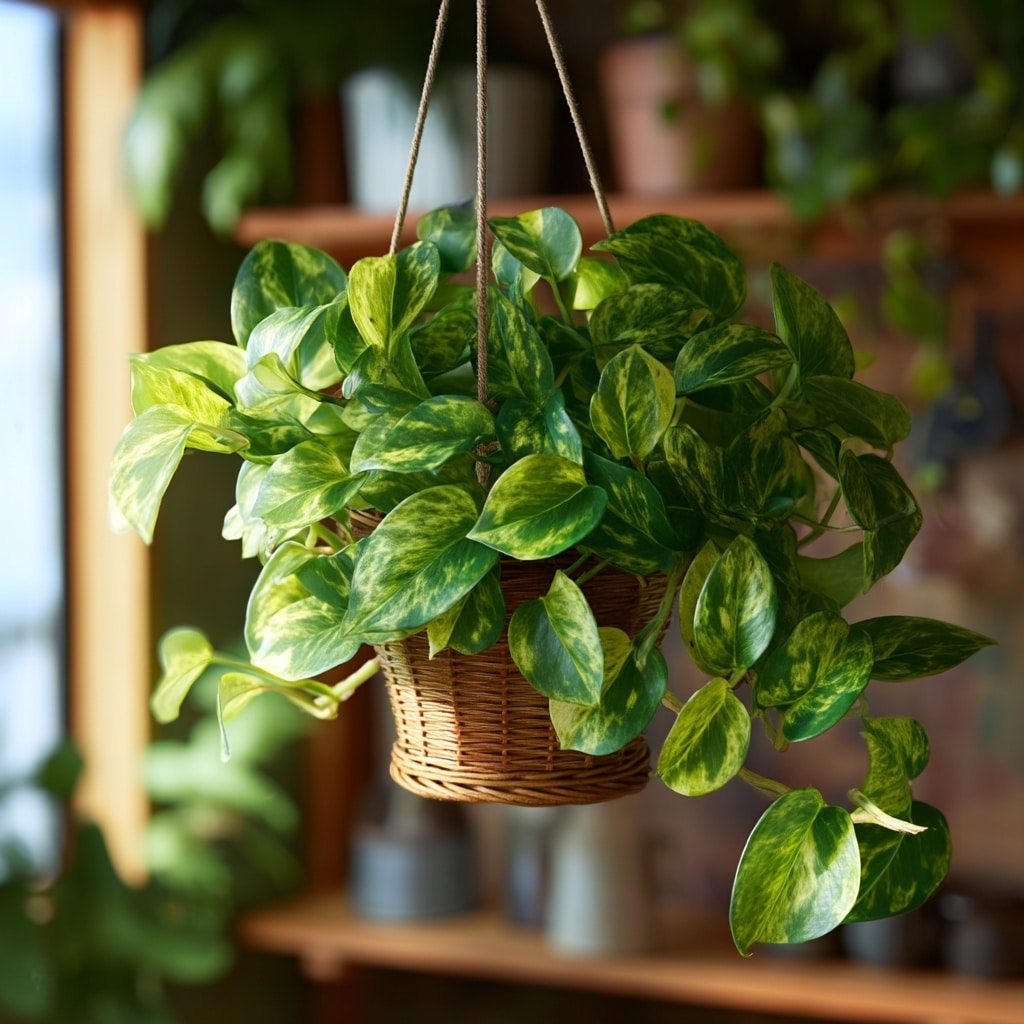 Low Maintenance House Plants Anyone Can Grow Indoors 3 . Pothos (Devil’s Ivy)