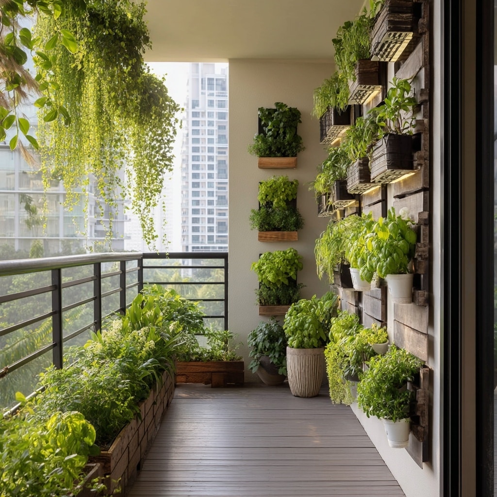 Vertical Gardens Maximizing Small Spaces