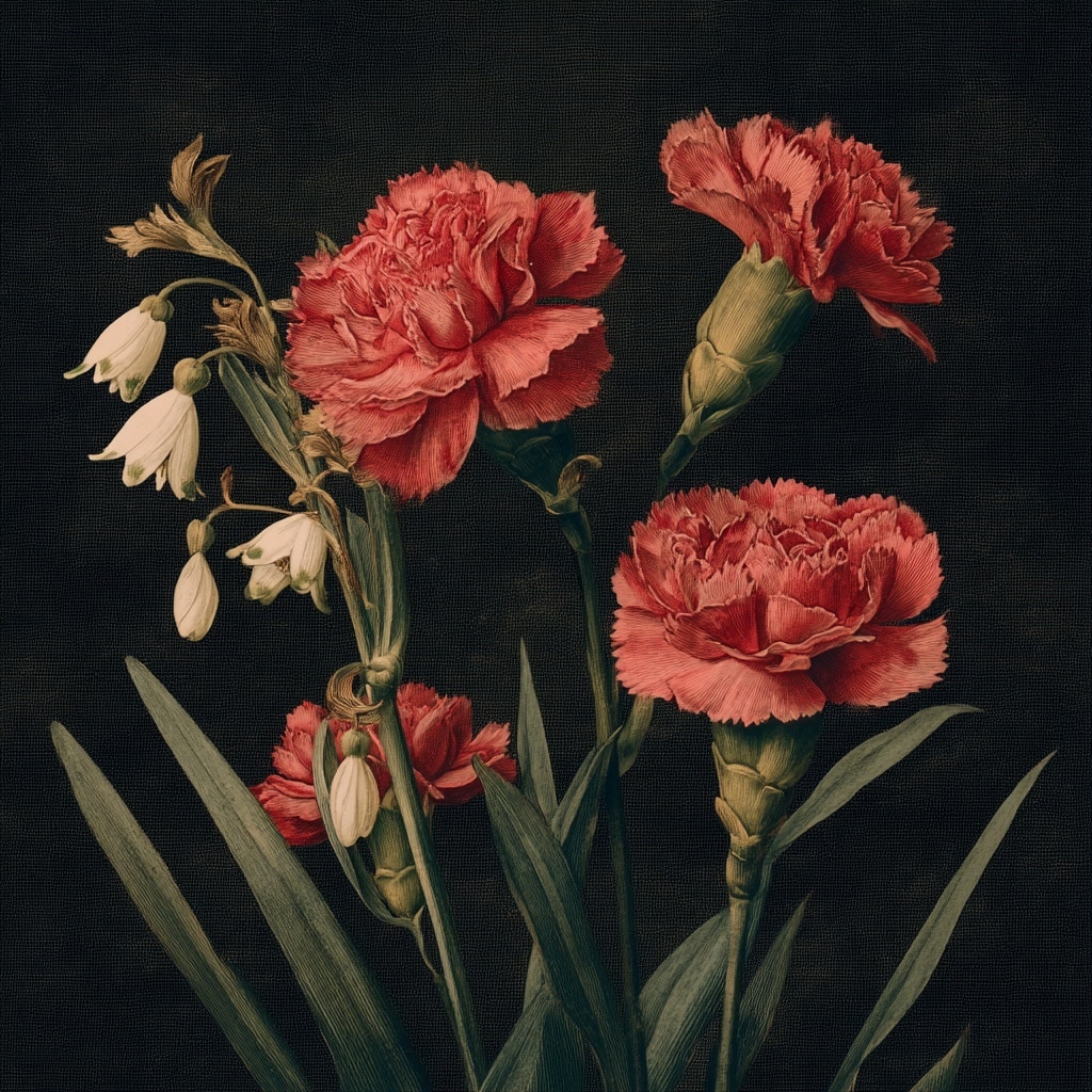 January Flowers: Carnations & Snowdrops for Meaningful Winter Gifts 5 January Flowers: Carnations & Snowdrops for Meaningful Winter Gifts