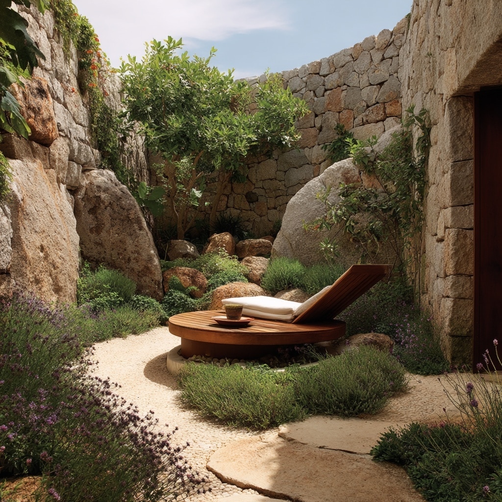 6 Small Garden Decor Ideas for Compact Outdoor Spaces 4 A Mini Circular Garden for Relaxation