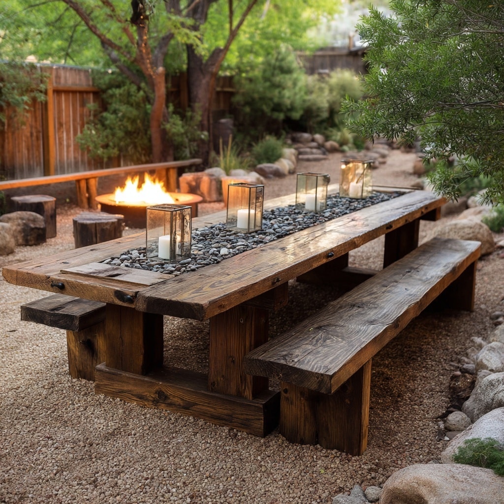 DIY Backyard Fire Pit Ideas on a Budget 4 Build a Simple DIY Backyard Table