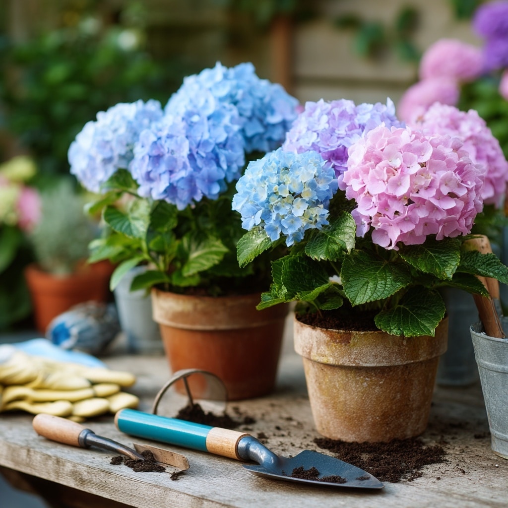 Boxwoods and Hydrangeas for Front of House Charm 5 Hydrangea Colors and Soil Tips