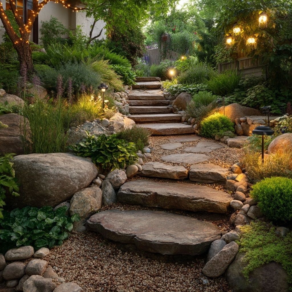 Landscaping Ideas for an Uneven Sloped Backyard 4 Pathways That Guide and Define