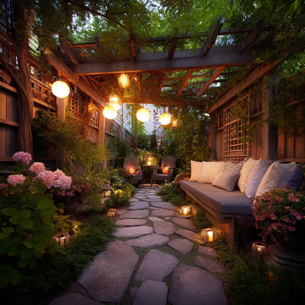 6 Small Garden Decor Ideas for Compact Outdoor Spaces 5 An Inviting and Welcoming Garden