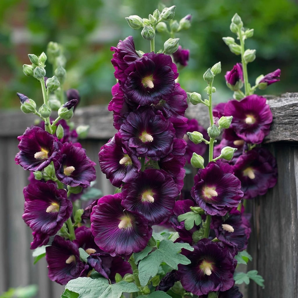  Black Knight Hollyhock