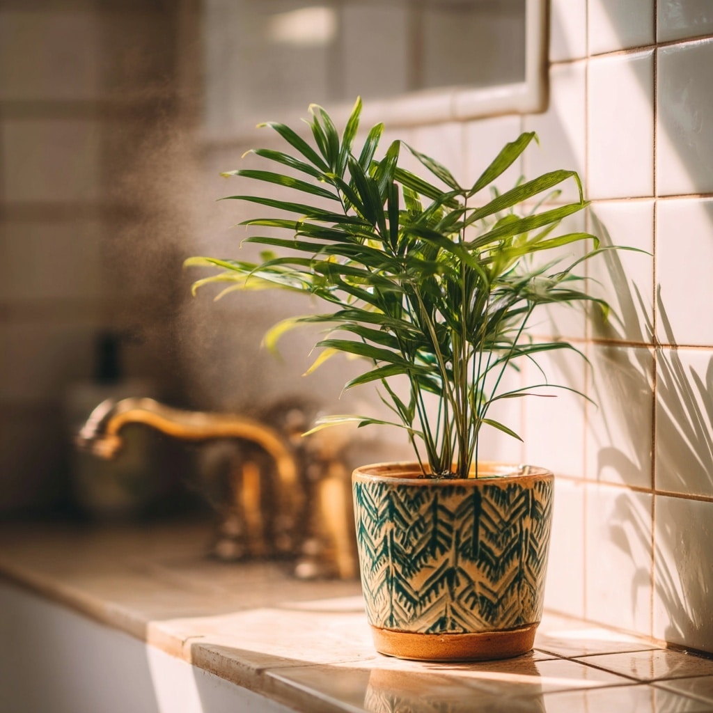10 Best House Plants for Every Room in Your Home 5 . Chamaedorea (Parlor Palm) – Bathroom