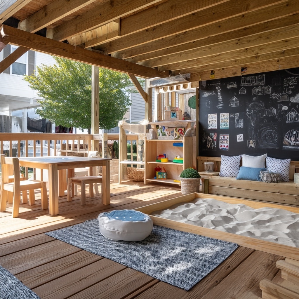 Top 10 Under Deck Patio Ideas for Stylish Outdoor Living 5 Kids’ Play Zone