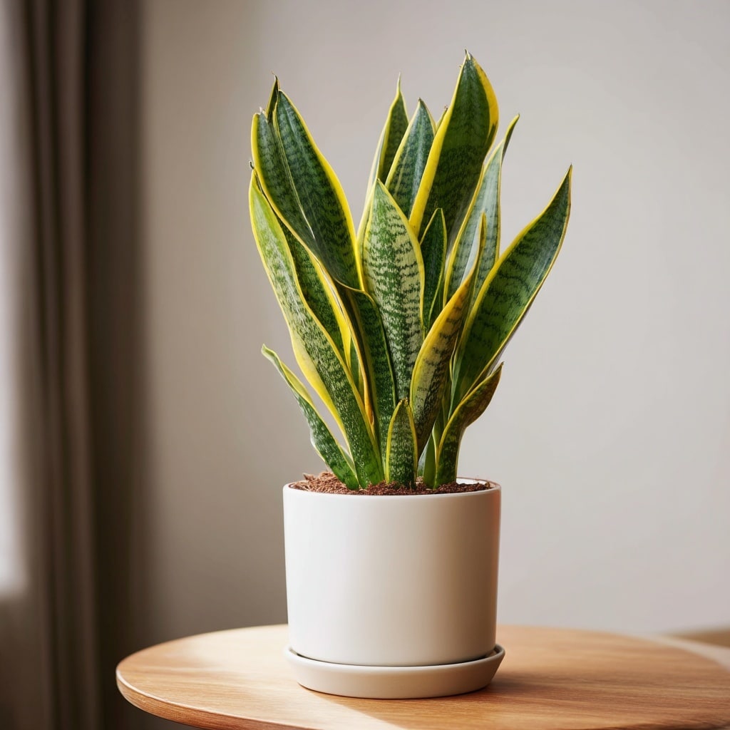 Low Maintenance House Plants Anyone Can Grow Indoors 5 Snake Plant (Sansevieria)