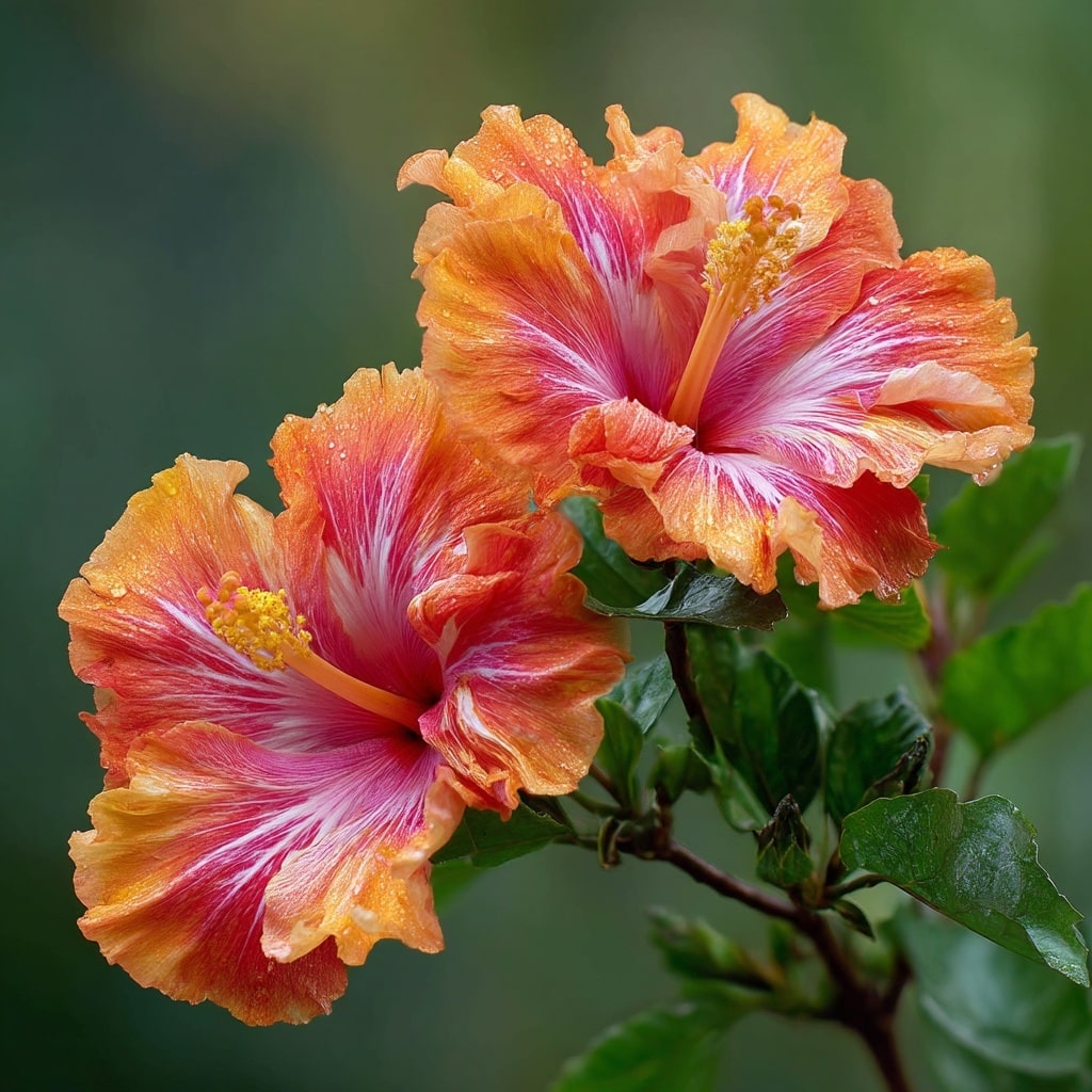 ‘Fiesta’ Hibiscus