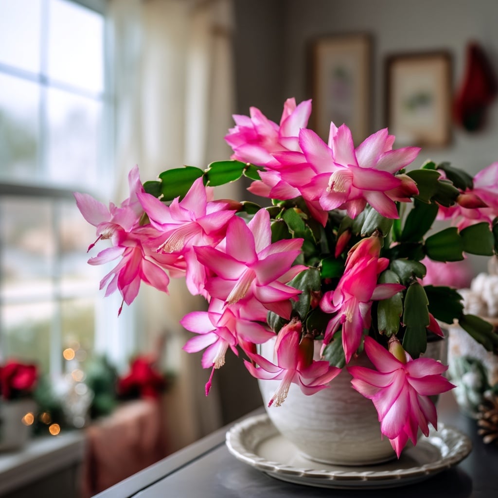 Low Maintenance House Plants Anyone Can Grow Indoors 6 Christmas Cactus (Schlumbergera)