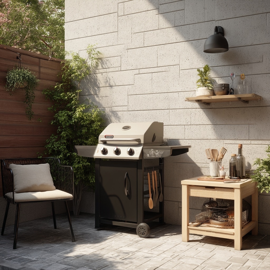 13 Fantastic Backyard Ideas for Small Yards 8 . Create a Dedicated Grill Zone