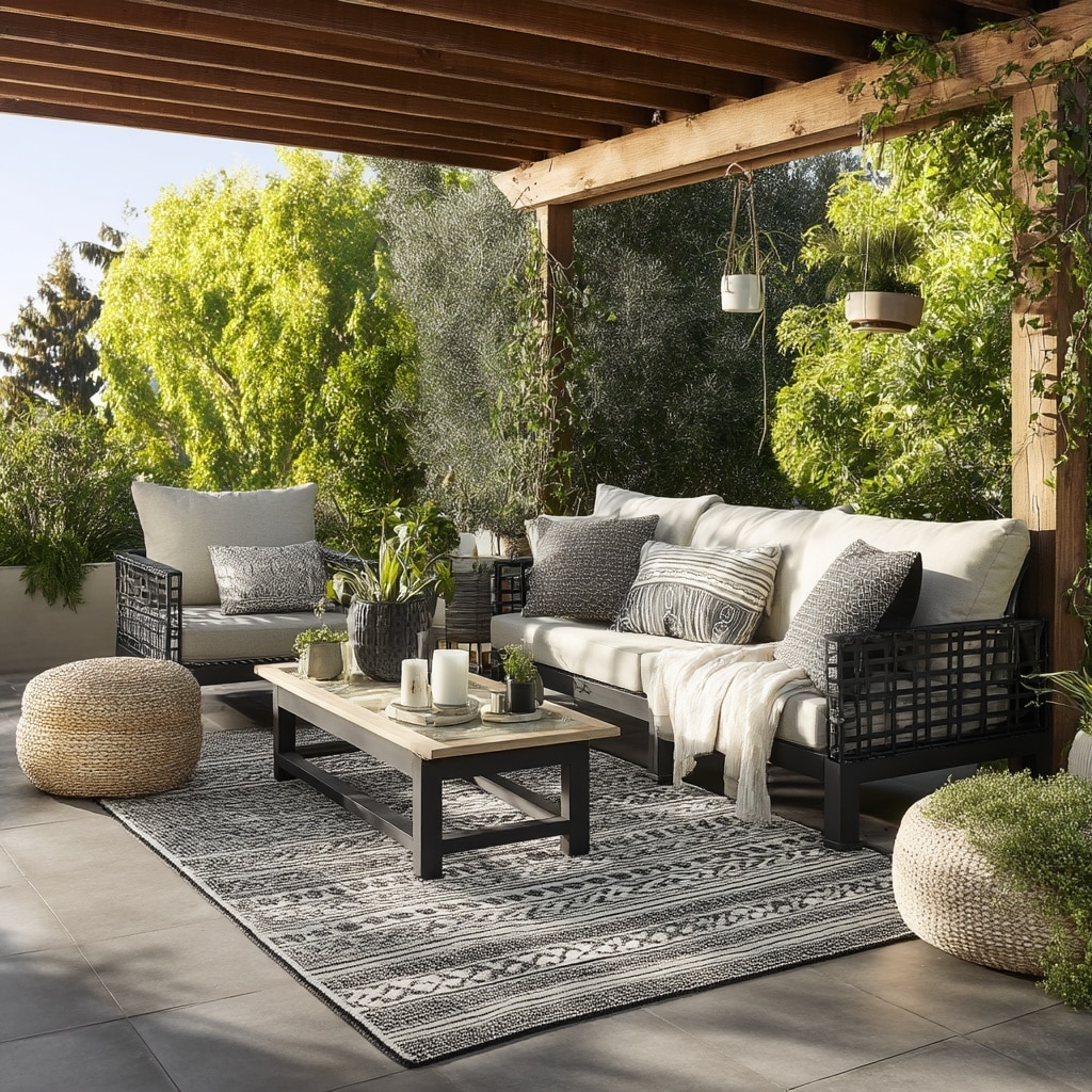 Unique Backyard Landscaping Designs for Homeowners 6 Create an Outdoor Living Room