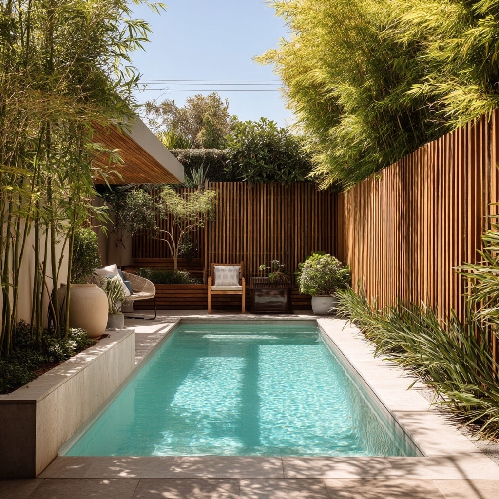Modern Backyard Landscaping Ideas with Pool 6 Designing for Privacy and Seclusion