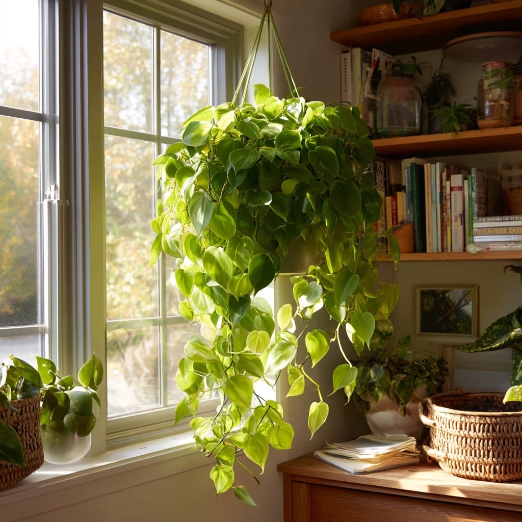 Potted Plants to Gift Your Partner Instead of Flowers 6 Heartleaf Philodendron