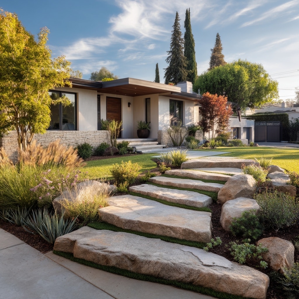 4 Lawn Shapes & Ideas for Front Yard Landscaping 6 Landscaping Ideas with No Grass