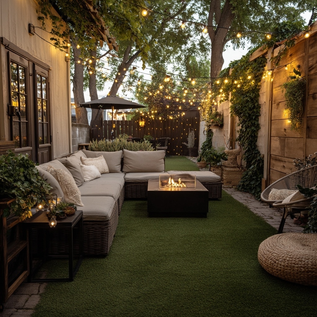 Turf Backyard Ideas for Florida Living 6 . Low-Maintenance Turf Backyard Ideas for Lounging and Entertaining