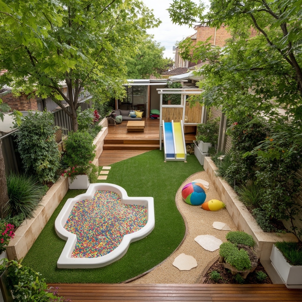 11 Budget Backyard Ideas for Small Yards That Wow 8 . Make It Kid-Friendly