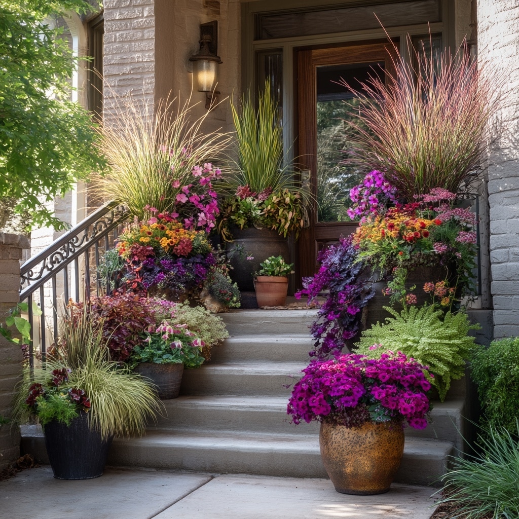 Front Porch Planters: 10 Stylish Ideas for Every Season 6 Mix and Match Annuals, Perennials, and Shrubs