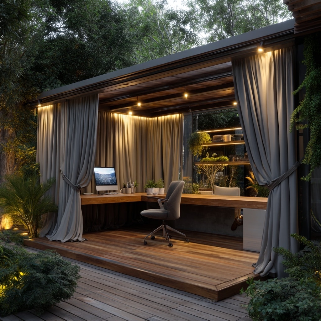 Top 10 Under Deck Patio Ideas for Stylish Outdoor Living 6 Outdoor Home Office