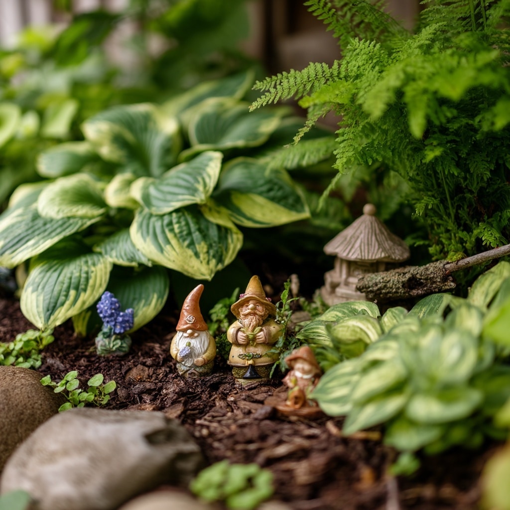 . Small Flower Bed Ideas – Miniature Gnome or Fairy Garden
