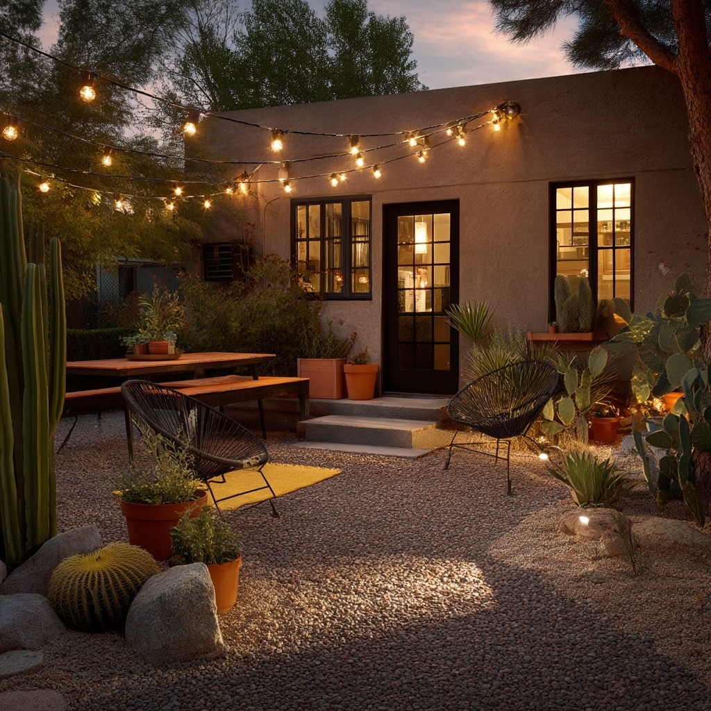 Top 10 Budget-Friendly Arizona Backyard Ideas 6 Solar Lighting