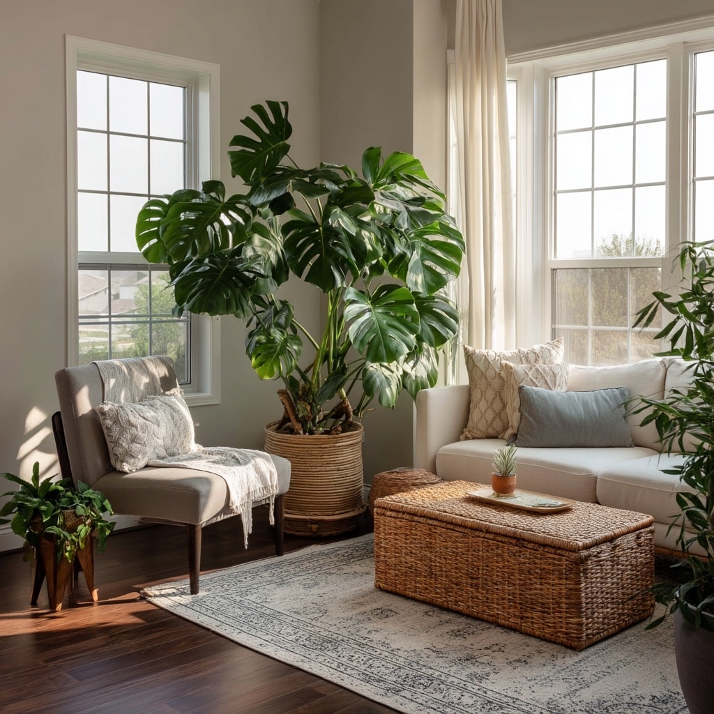  Styling Tips Using Monstera Indoors